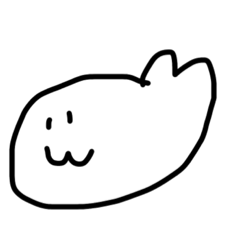 [LINEスタンプ] 北海道を描こうとして偶然生まれたアザラシ