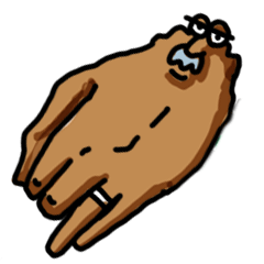 [LINEスタンプ] ハンドじじい