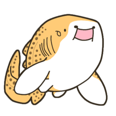 [LINEスタンプ] もっちりトラフザメ