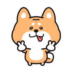 [LINEスタンプ] 毎日使える癒しの柴犬