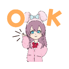 [LINEスタンプ] (ㆁvㆁ✿︎)