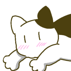 [LINEスタンプ] 白黒トビ猫のご挨拶