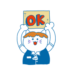 [LINEスタンプ] 働くねこちゃん達