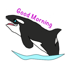 [LINEスタンプ] Whales lover♡