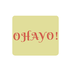 [LINEスタンプ] レトロ調/英ロゴ風スタンプ
