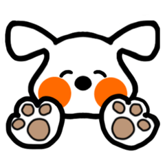 [LINEスタンプ] 犬 表情のみ いつでも 日常 感情 毎日