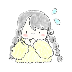 [LINEスタンプ] Nuukoの可愛い女の子達2