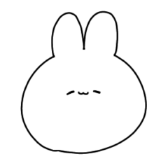 [LINEスタンプ] 普段使いしやすいうさぎさん