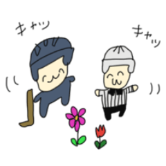 [LINEスタンプ] ホッケー小僧の日常