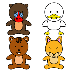 [LINEスタンプ] かわいい動物たちのご挨拶 第7弾