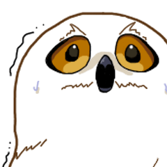 [LINEスタンプ] フクロウさんは動けない