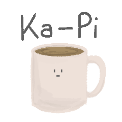 [LINEスタンプ] コーヒー (Ka-Pi)