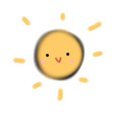 [LINEスタンプ] 太陽さんと雲さん☀️☁️