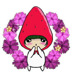 [LINEスタンプ] 小さな、かわいいベリーベリー