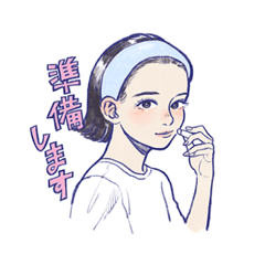 [LINEスタンプ] きゃわガール日常会話1