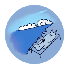 [LINEスタンプ] J-dog by the Sea③