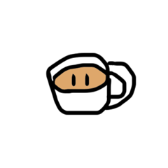 [LINEスタンプ] ゆるコーヒーカップ