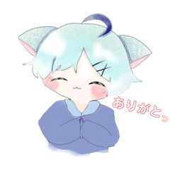 [LINEスタンプ] カワイイ系少年ねこみみ君！