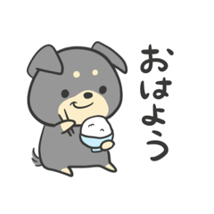 [LINEスタンプ] チワワのブラック 第二弾