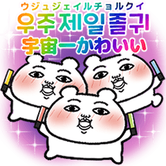 [LINEスタンプ] 推しが好きすぎて辛い4♡韓国語♡日本語訳