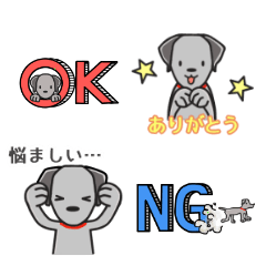 [LINEスタンプ] 黒ラブ life  ー真っ黒犬の日常ー