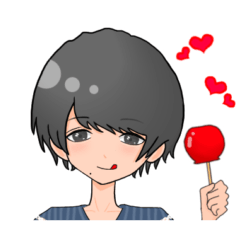 [LINEスタンプ] 表情豊かな少年の夏