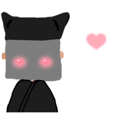 [LINEスタンプ] 黒子さんの思うこと