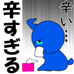 [LINEスタンプ] 白うさぎと青うさぎ