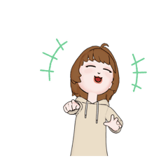 [LINEスタンプ] Happinessな毎日