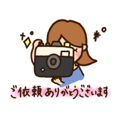 [LINEスタンプ] カメラマンさんが使えるほんわかスタンプ