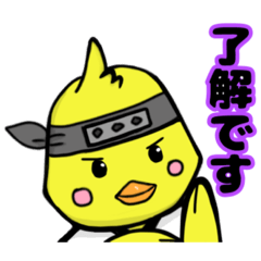 [LINEスタンプ] 日常で使いやすい！CryptoNinja #011雛之丞