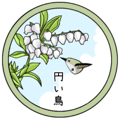 [LINEスタンプ] 円い鳥（毎日使えるスタンプ）
