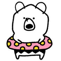 [LINEスタンプ] シロクマダニエル4