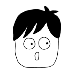 [LINEスタンプ] 絵心ない顔スタンプ。