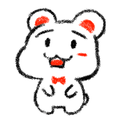 [LINEスタンプ] ちょうねくたいのくまさん