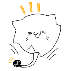 [LINEスタンプ] ねこのこーたろうといつもいっしょ！