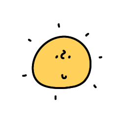 [LINEスタンプ] へんてこな太陽、月、星