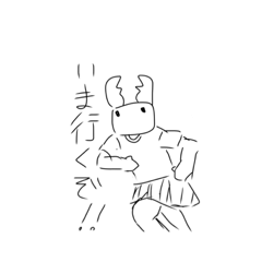 [LINEスタンプ] クワガタ人間とカブトムシ人間達2