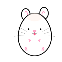 [LINEスタンプ] おしゃべりハムスター きなこ