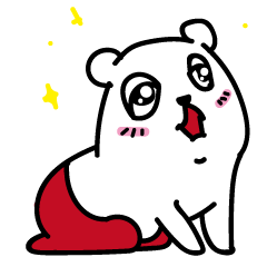 [LINEスタンプ] しらくまさんの小さい奴