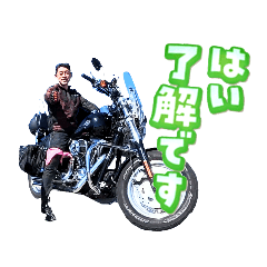 [LINEスタンプ] Tatsuyaバイクスタンプ01