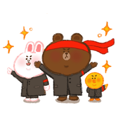 [LINEスタンプ] BROWN with CONY and SALLY daily