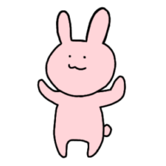 [LINEスタンプ] アビうさ