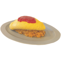 [LINEスタンプ] オムライスで会話できる？