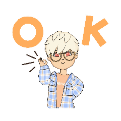 [LINEスタンプ] シンプルに使えます。