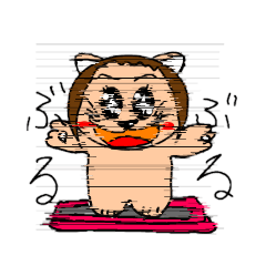 [LINEスタンプ] むくむくまゆたそ2