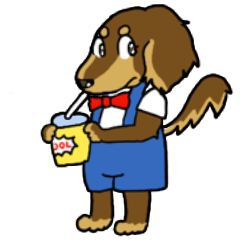 [LINEスタンプ] NO DACHS NO LIFE