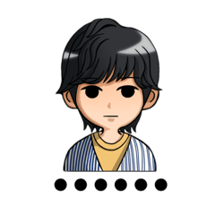 [LINEスタンプ] 熊本の少年