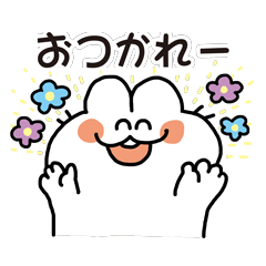 [LINEスタンプ] ZUBAのうさぎさん