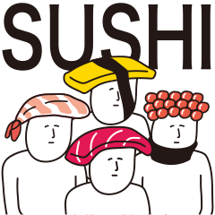 [LINEスタンプ] HEY！お寿司
